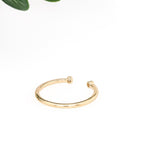 Diamond Open Band Ring | Earth Mined Diamonds | Stackable Band Ring