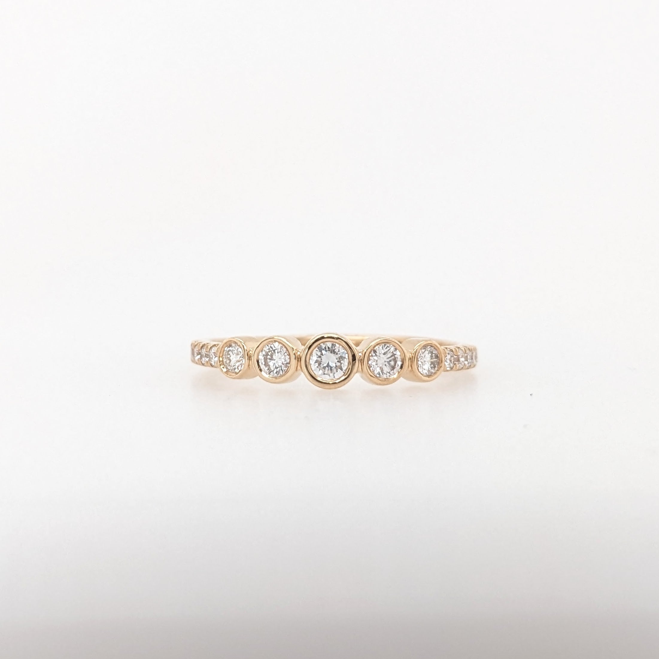 Diamond Band Ring in Solid 14K Gold | Earth Mined Diamonds