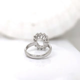 Cushion Cut Semi-Mount Ring in Solid 14K Gold with Earth-Mined Diamonds – 9.5x7.5mm