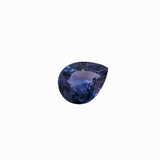 1 Carat Purple Sapphire Loose Gemstone | Pear Shape 7x5mm