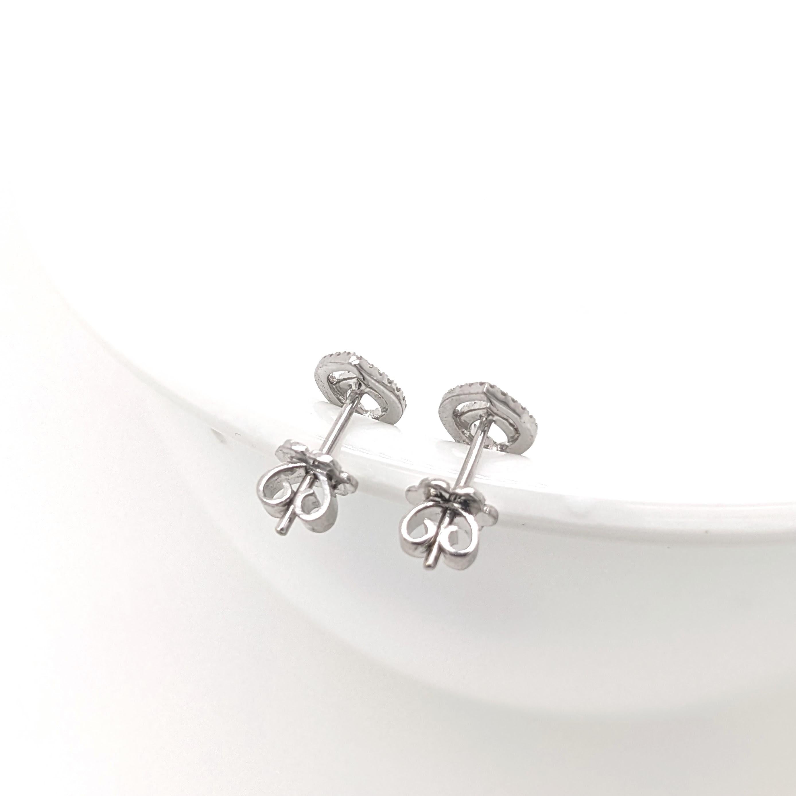 Ruby Dangle Earrings w Earth Mined Diamonds in Solid 14K White Gold | Oval 10x8