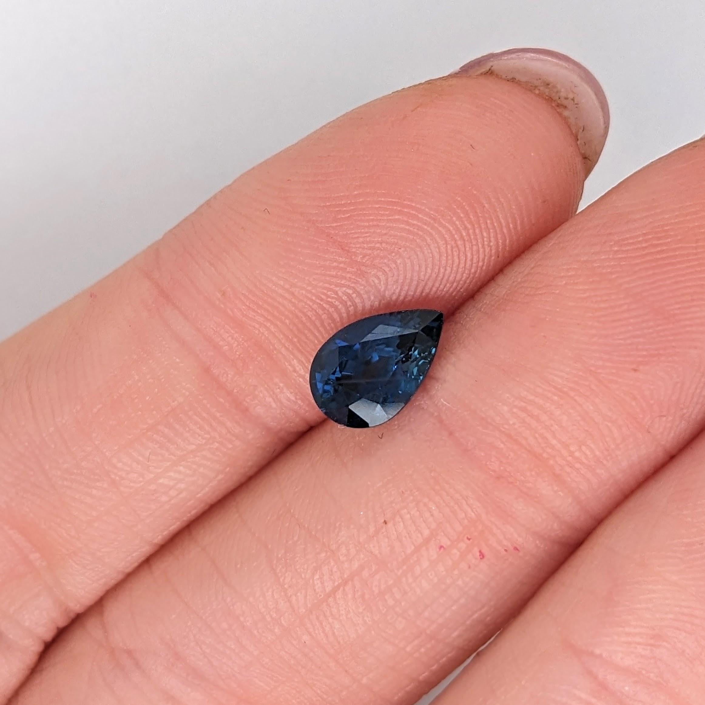 1.44 Carat Sapphire Gemstone | Pear Shape 8.5x5.6mm | Loose Gemstone