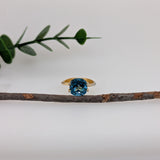 Square Cushion Cut London Blue Topaz Loose Gemstone