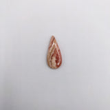 Rhodochrosite || Drilled Single Piece || Almond Shape - Side Drilled || Beautiful Cabochon Gem || 26x12x5mm