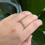 Freya 14K Yellow Gold Lab Grown Diamonds Band | Mixed Shapes