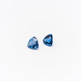 Natural Trillion Cut London Blue Topaz – Calibrated Loose Faceted Gemstone for Jewelry Making