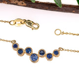 Beautiful Blue Sapphire Necklace
