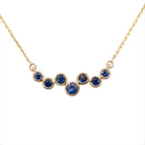 Beautiful Blue Sapphire Necklace
