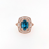 Gorgeous Ring Semi Mount w Natural Diamonds and Milgrain Details