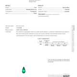 18K Yellow Gold GIA Certified Colombian Emerald Diamond Ring | Pear Shape 10.5x5.5mm