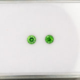 Natural Vivid Green Tsavorite Garnet 4mm Round Cut – Forest Green Loose Gemstone, Rare Brilliant Collector Stone