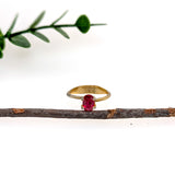 Natural Oval Faceted Ruby Gemstone – Madagascar Origin, Loose Gemstone for Jewelry Setting