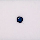 0.55 carat natural Ceylon blue sapphire cushion 4.9mm loose gemstone – view 2