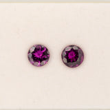 1.51ct Purple Garnet round 7mm loose purple gemstone