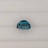 natural cambodian blue zircon emerald cut loose gemstone