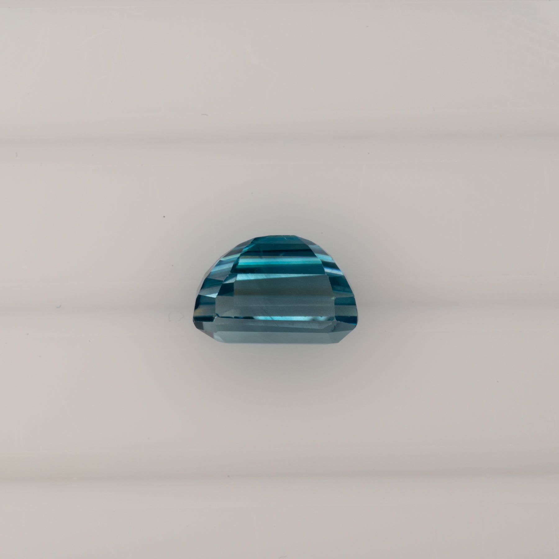 natural cambodian blue zircon emerald cut loose gemstone