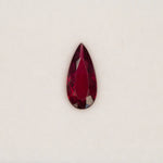 1.38ct rubellite tourmaline pear 12.3x5.7mm loose red gemstone