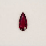 1.38ct rubellite tourmaline pear 12.3x5.7mm loose red gemstone