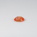 1.36 carat natural Ceylon padparadscha sapphire oval 7.6x5.8mm loose gemstone – view 4