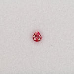 0.4 carat natural padparadscha sapphire, pear 4.8x4mm pink-orange loose gemstone