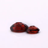 Natural Oval Cut Red Garnet – Calibrated Loose Faceted Gemstone for Jewelry Making