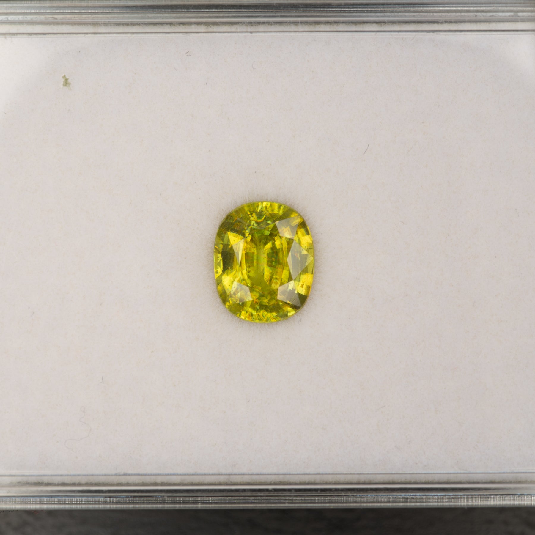 Sphene Cushion Loose Gemstone 2.27 Carat