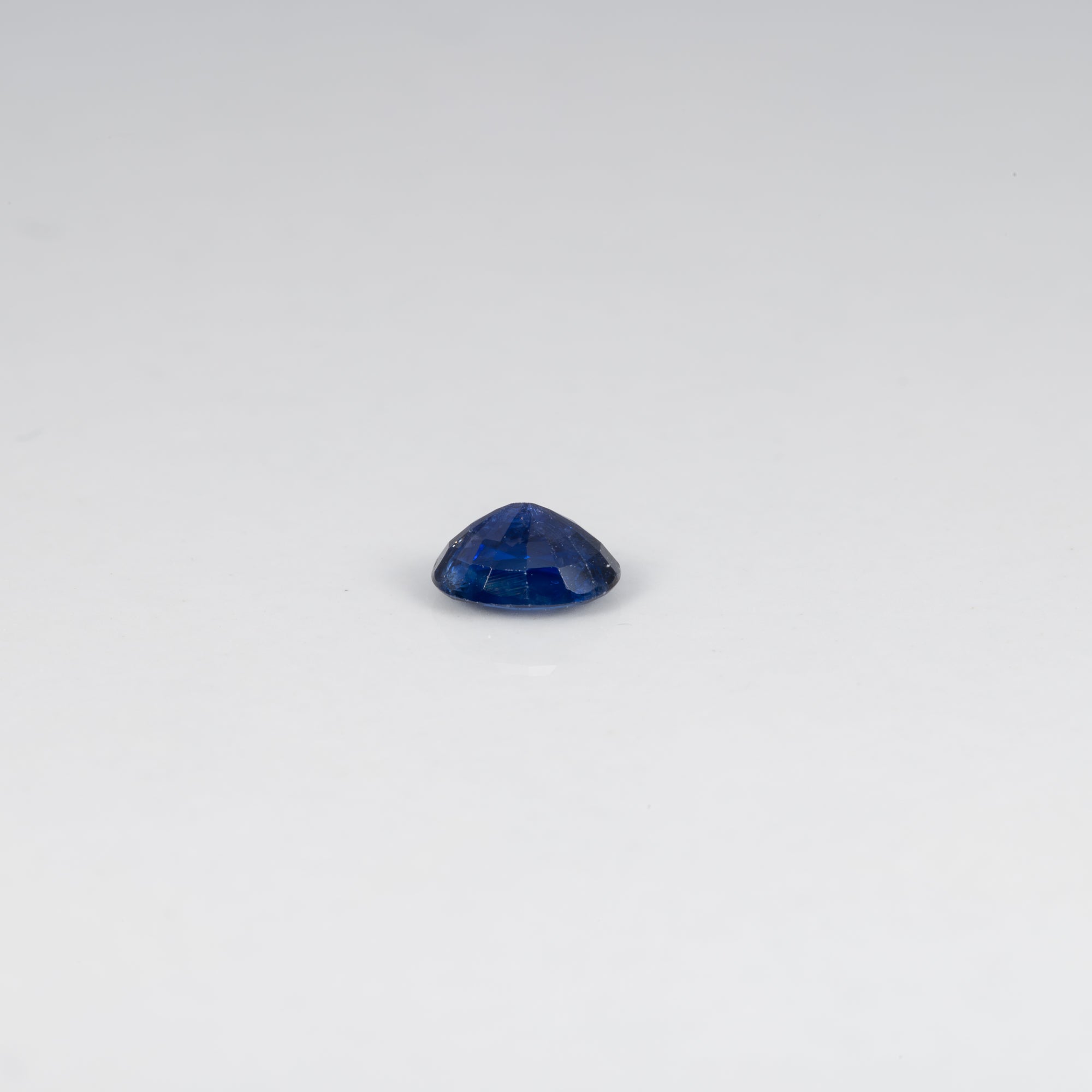 0.53 carat natural AA grade blue sapphire oval 5x4mm loose gemstone – view 5