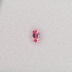 0.41 carat natural padparadscha sapphire, oval 5.3x3.2mm pink-orange loose gemstone