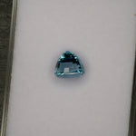 natural cambodian blue zircon cushion loose gemstone