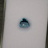 natural cambodian blue zircon cushion loose gemstone