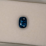 natural cambodian blue zircon cushion loose gemstone