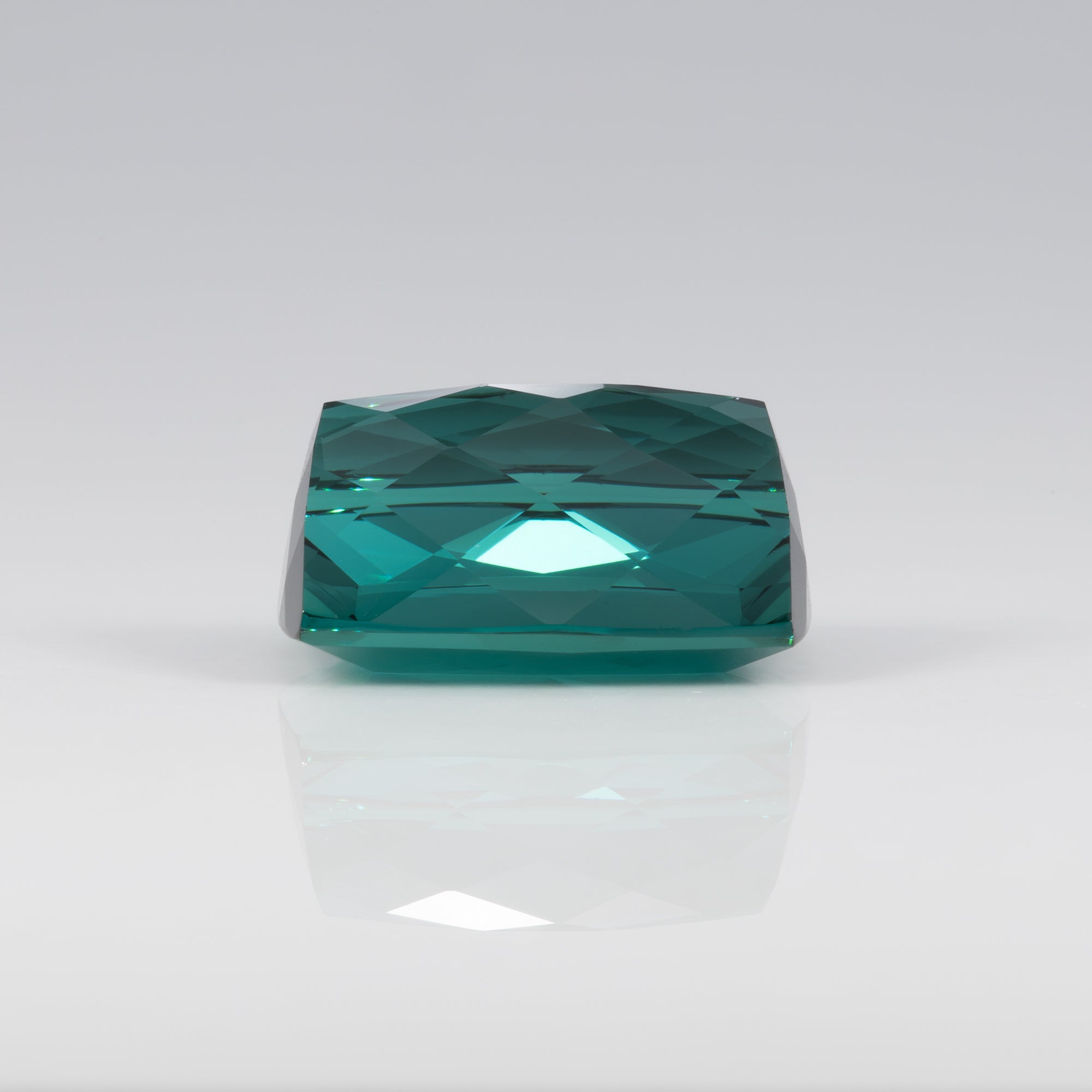 5.98ct indicolite tourmaline cushion 11.92x9.74mm loose blue gemstone