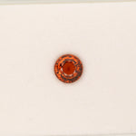 2.01ct Spessartite Garnet round 7mm loose orange gemstone