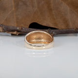 14K yellow gold diamond ring
