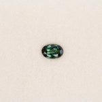 0.58ct indicolite tourmaline oval 6.2x4.2mm loose blue gemstone