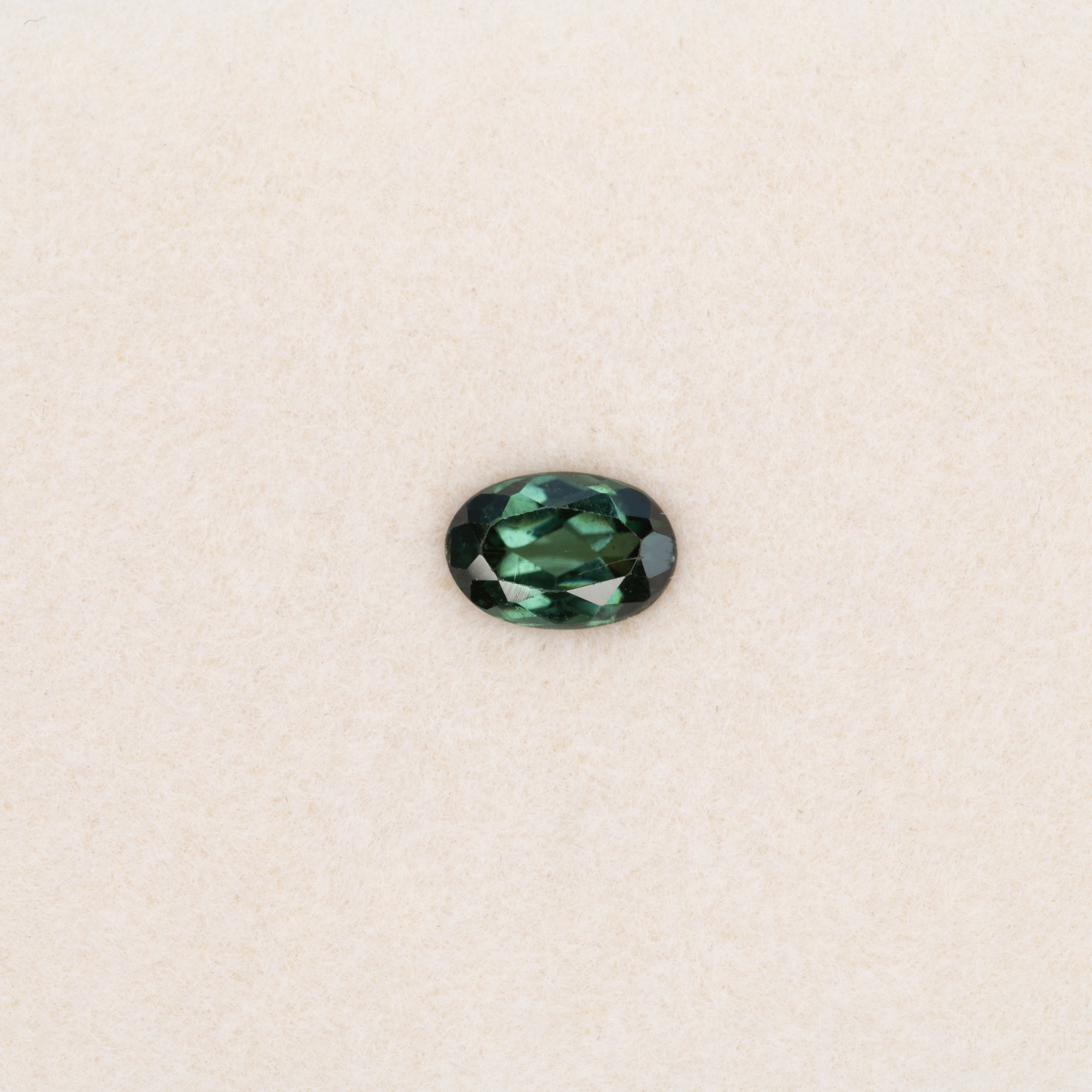 0.58ct indicolite tourmaline oval 6.2x4.2mm loose blue gemstone