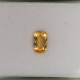 Natural Brazilian Imperial Topaz Cushion Cut Loose Gem ~2.19cts - Rare Earth-Mined Gemstone