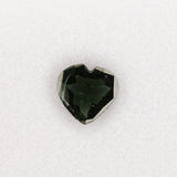 2.56ct chrome tourmaline heart 10.1x9.8mm loose green gemstone