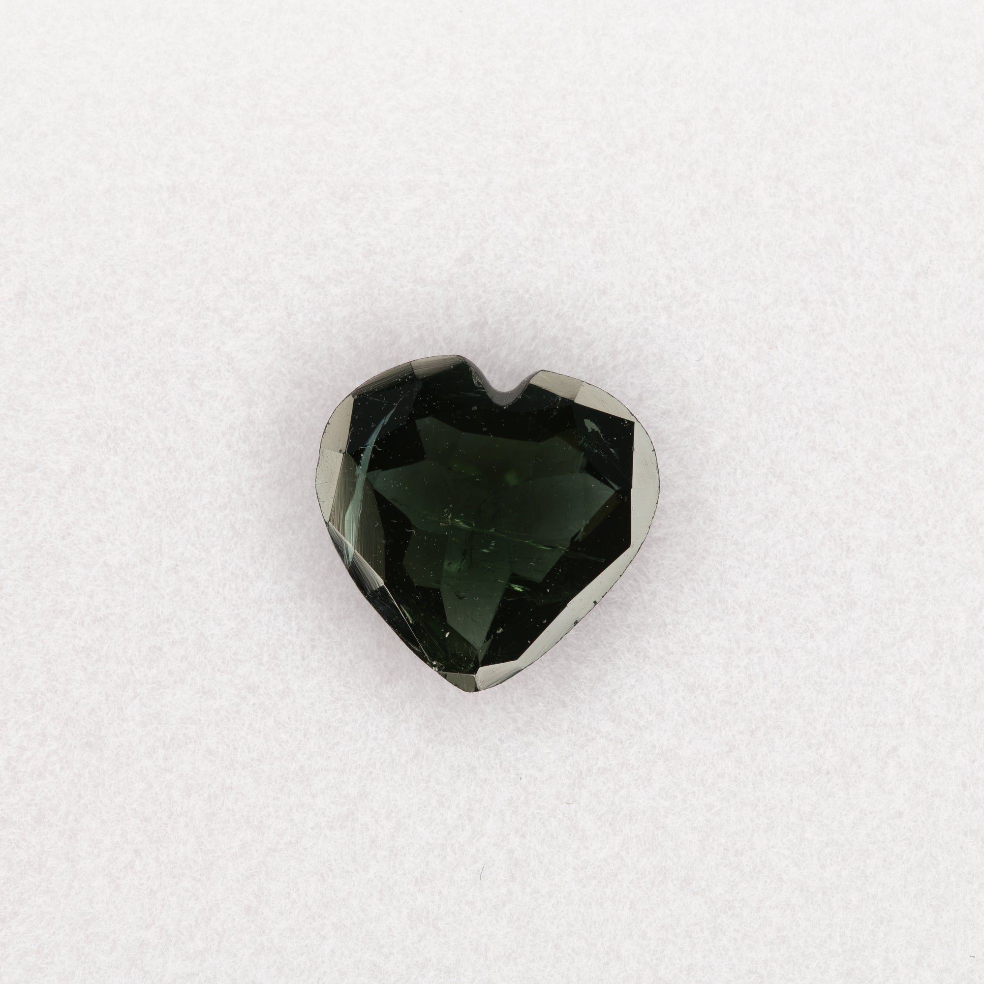 2.56ct chrome tourmaline heart 10.1x9.8mm loose green gemstone