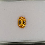 Natural Brazilian Imperial Topaz Oval Cut Loose Gem ~1.97cts - Rare Earth-Mined Gemstone