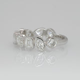 1.5Ct Lab Diamond Band Ring in Solid 14K Gold – Minimalist Round Brilliant Lab Grown Diamond Wedding Band