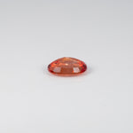 1.50 carat natural Ceylon padparadscha sapphire oval 8x6mm loose gemstone – view 4