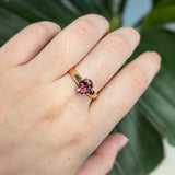 Kate 14K Rose Gold Pink Tourmaline Solitaire Ring | OV 8x6mm