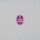 1.12 carat natural pink sapphire, oval 7x5mm Ceylon loose gemstone