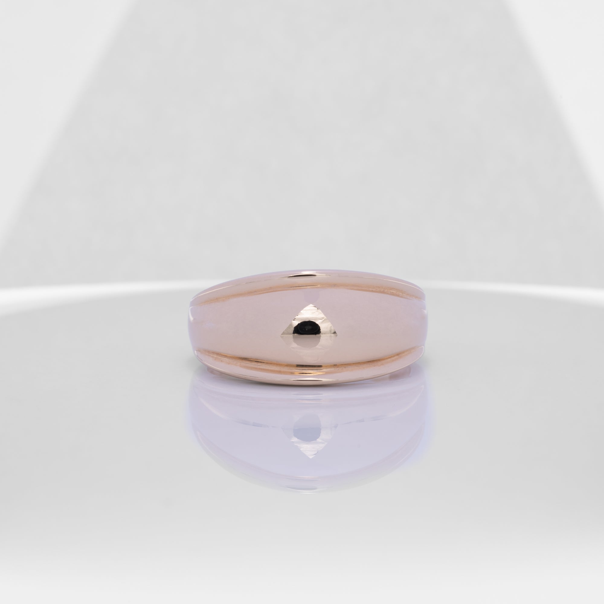 14K yellow gold diamond ring