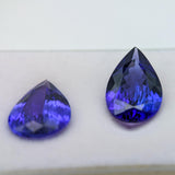 6.65Ct AAA Deluxe Tanzanite Pear Cut 16.5x10.9mm – Natural Blue Violet Loose Gemstone, Fine Collector Grade
