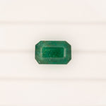 5.02ct zambian emerald emerald cut 12.6x8.1mm loose green gemstone