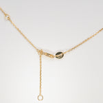 14K Yellow Gold Swiss Blue Topaz Necklace