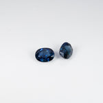 1.3 carat natural blue sapphire oval 8x6mm loose gemstone – view 2