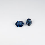 1.3 carat natural blue sapphire oval 8x6mm loose gemstone – view 2